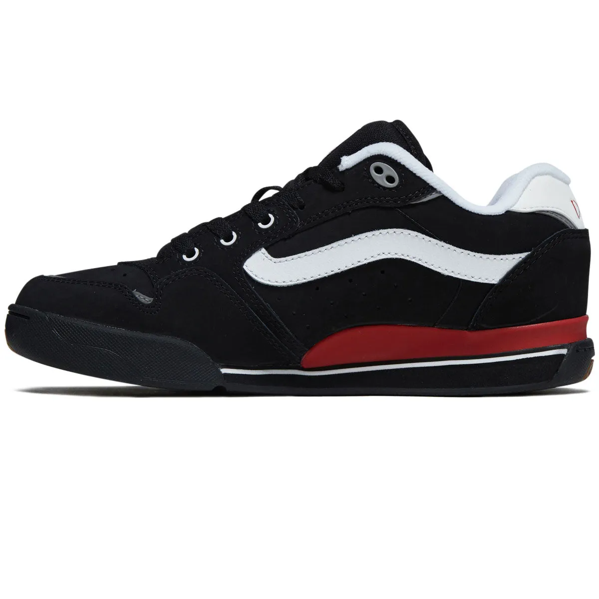 Vans Rowley XLT Shoes - Black/White/Red Impact Walk