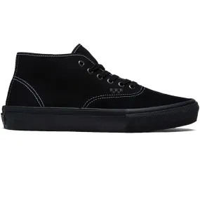 Vans Skate Authentic Mid Shoes - Blackout Street Fit Skater Support Fit