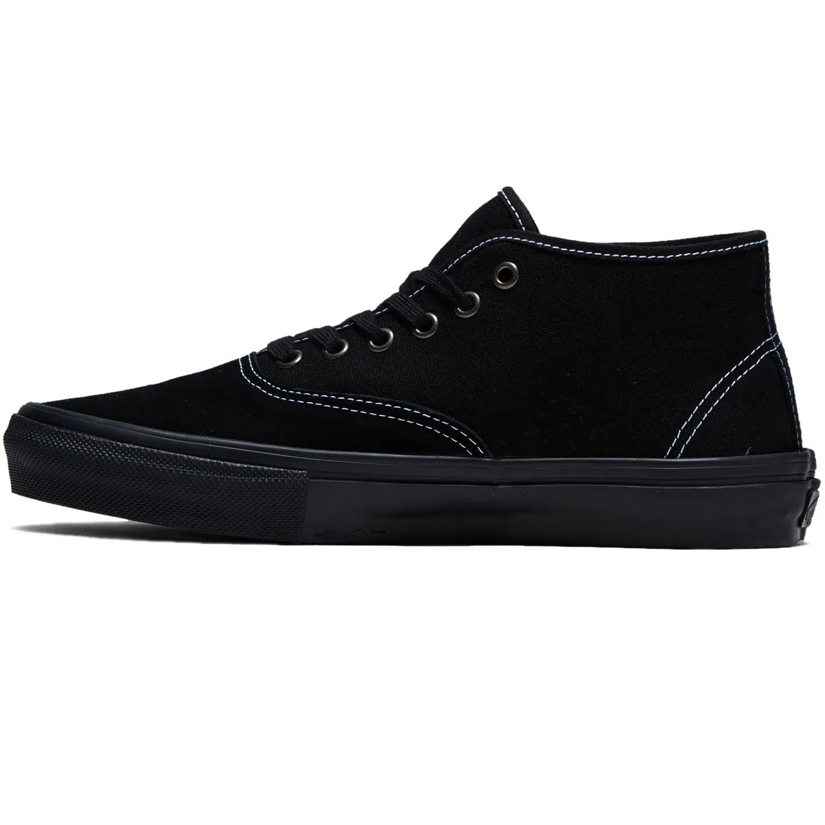 Vans Skate Authentic Mid Shoes - Blackout Impact shield