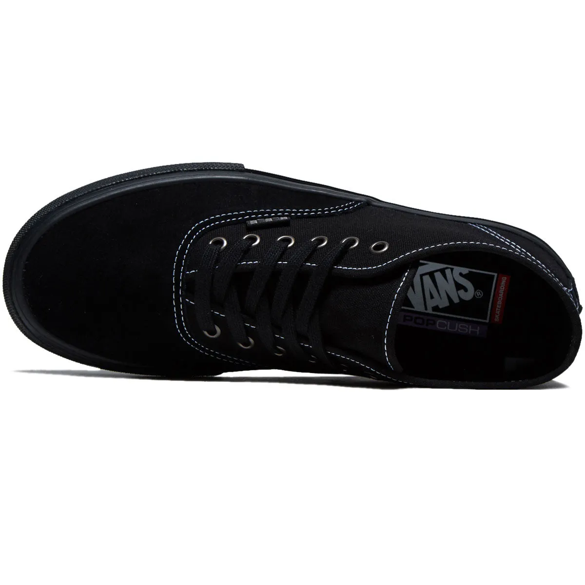 Vans Skate Authentic Mid Shoes - Blackout Impact shield