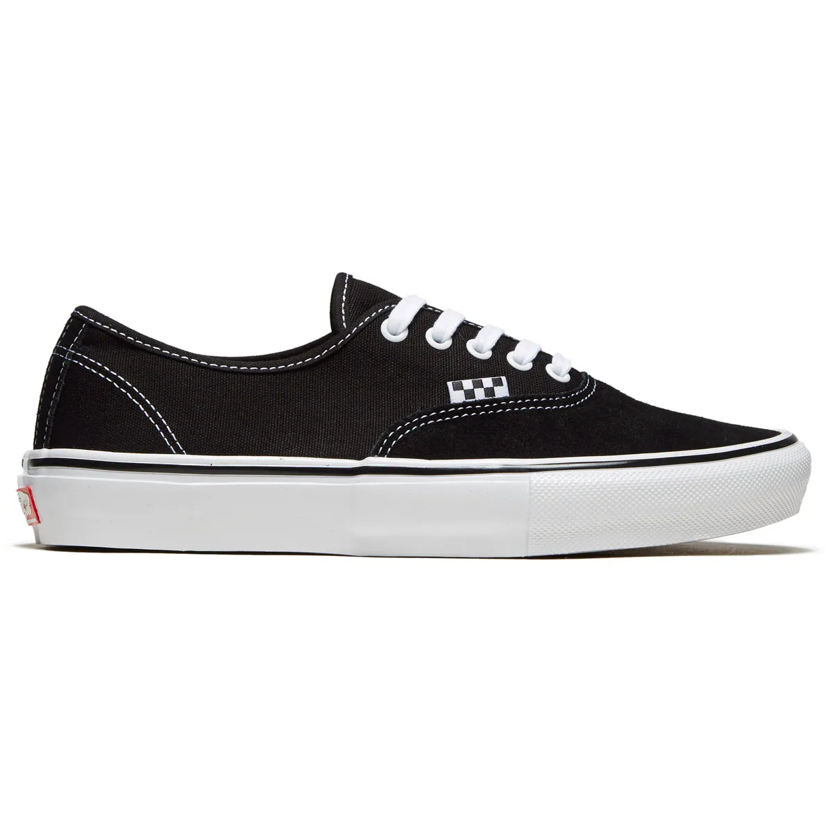 Pro Action Ready Vans Skate Authentic Shoes - Black/White