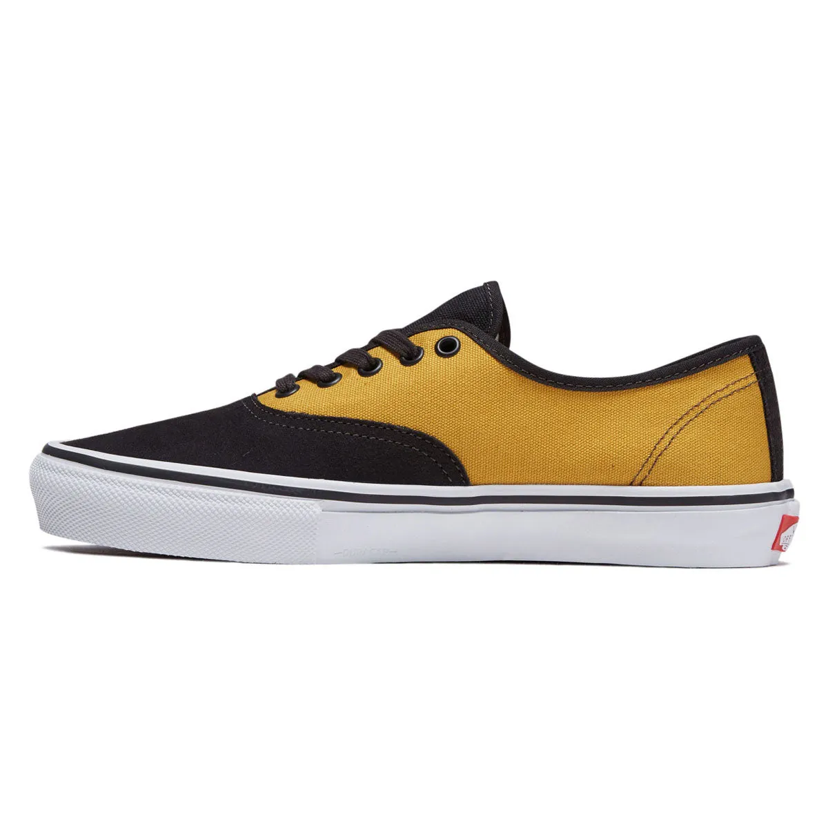 Vans Skate Authentic Shoes - Fade Black/Mustard Low Cut