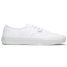 Skater Footwear Vans Skate Authentic Shoes - True White