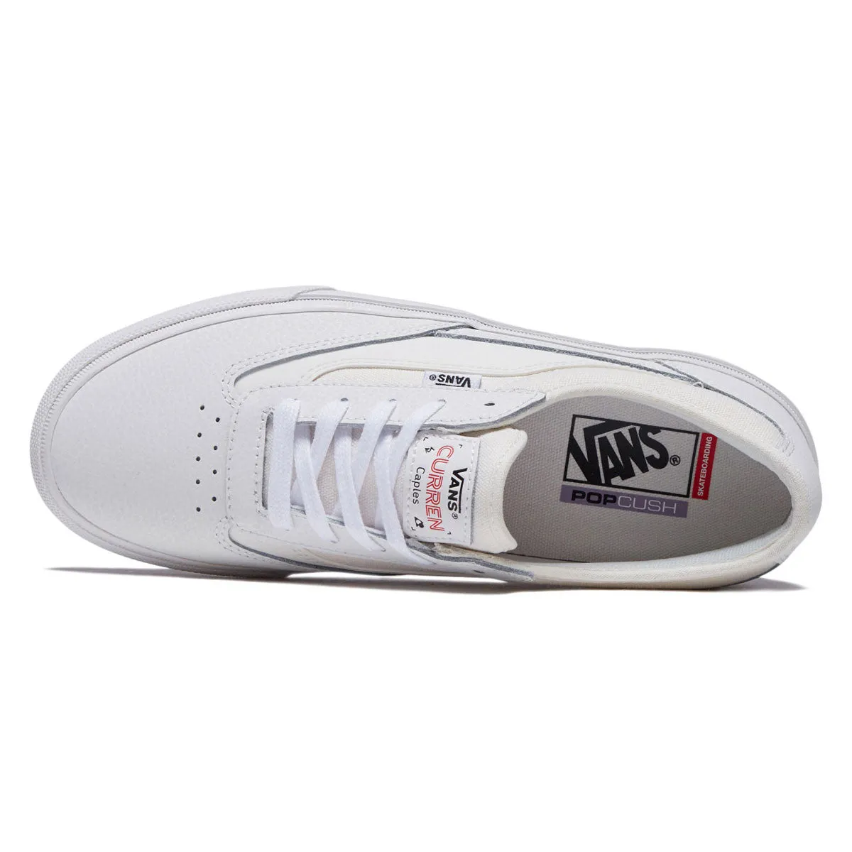 Vans Skate Curren Caples Shoes - Blanc De Blanc Impact Shield Max