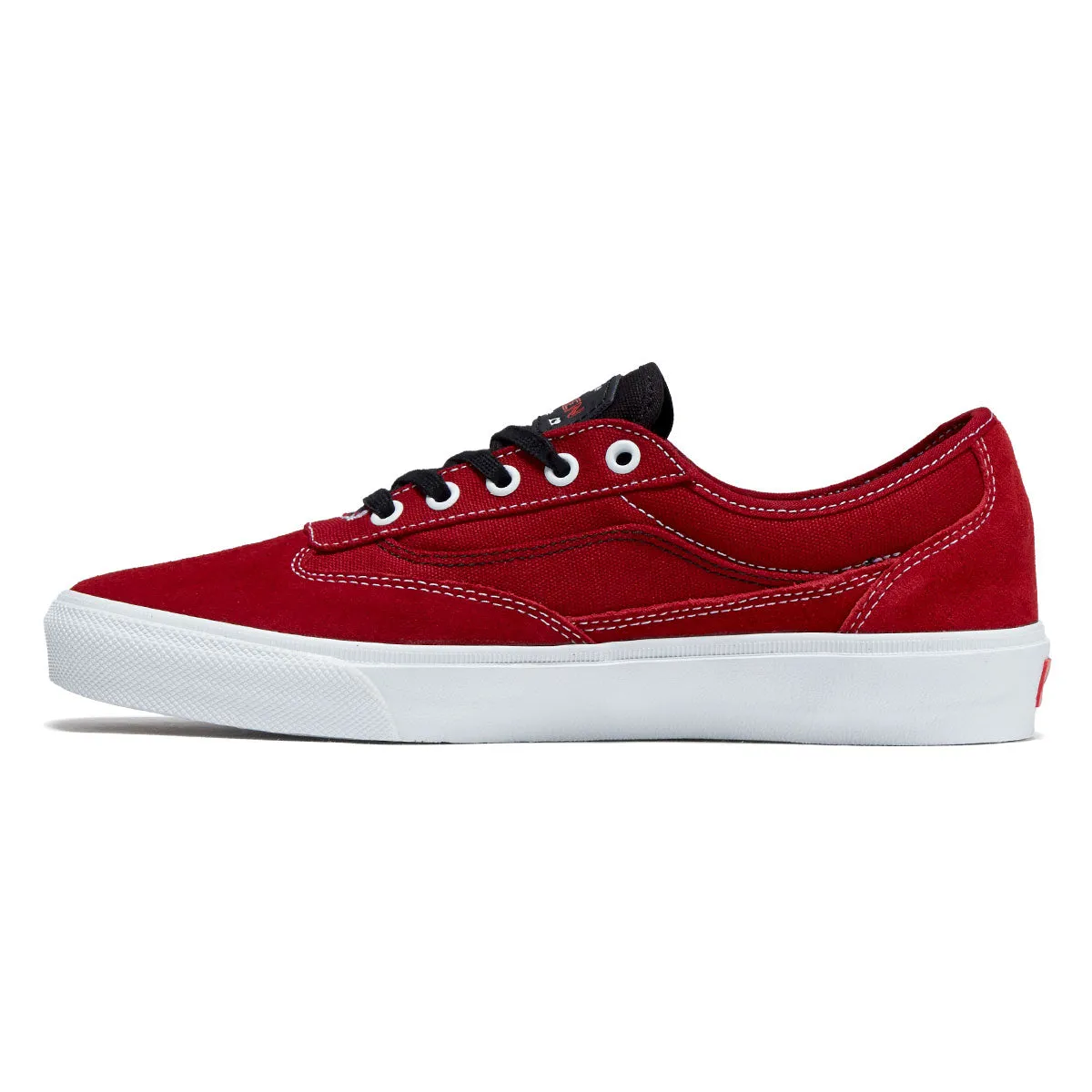 Vans Skate Curren Caples Shoes - Red/White Heel Grip