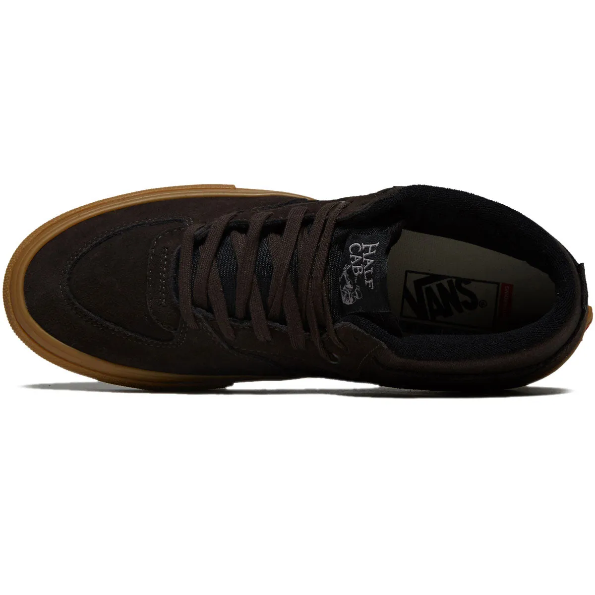 Vans Skate Half Cab Shoes - Brown Suede/Gum Quick Flow Pro
