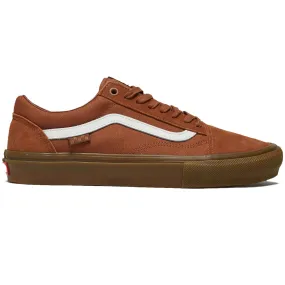 Board Performance Vans Skate Old Skool Shoes - Brown/Gum