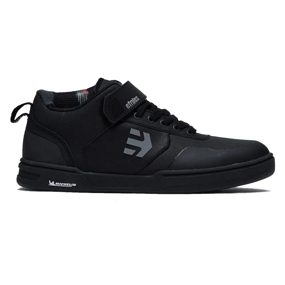 Etnies Camber Mid Michelin Shoes - Black Skater Ready Fit Shock Ease