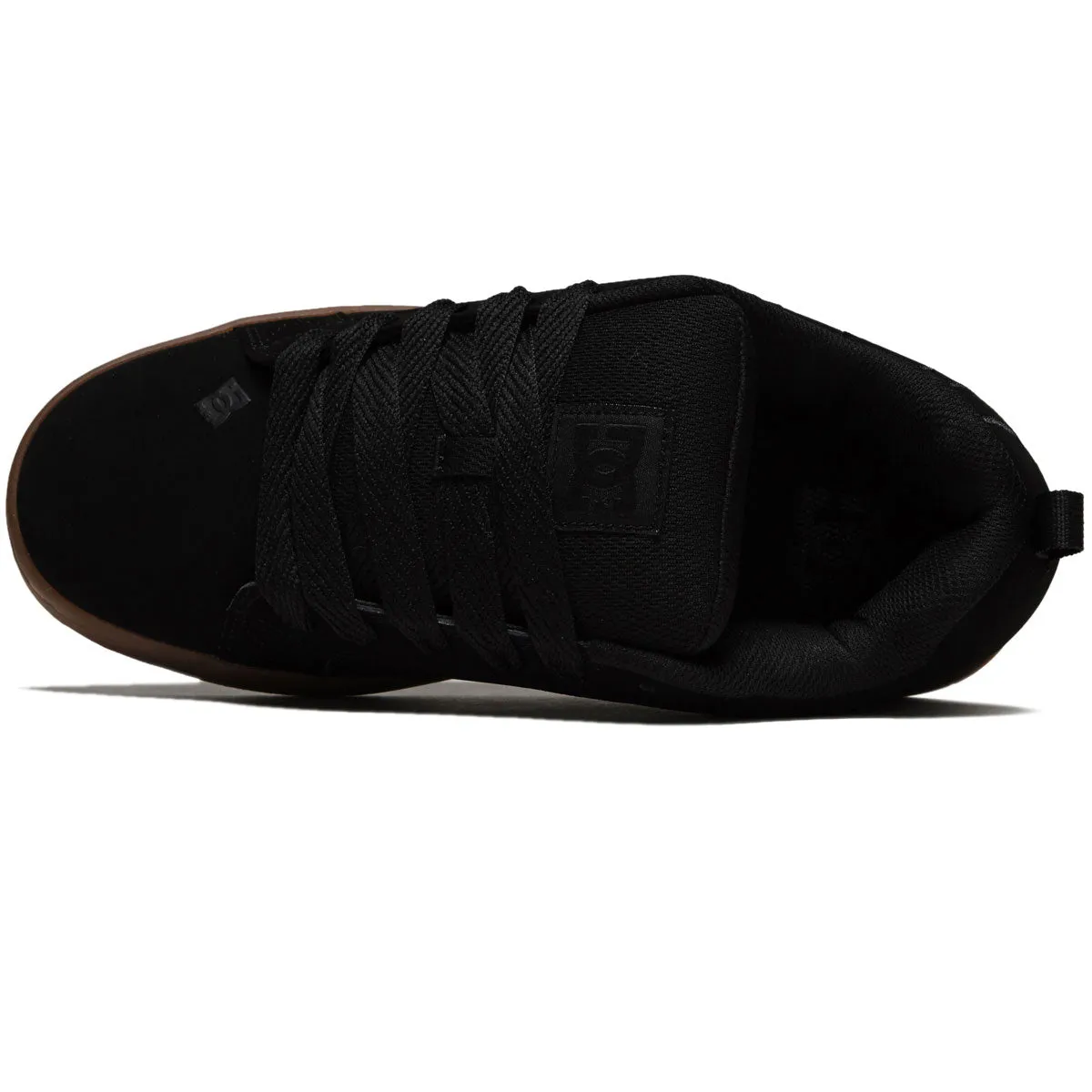 Vulcanized Build DC Court Graffik Shoes - Black/Gum