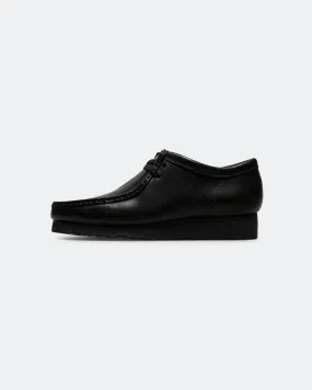 Wallabee - Black Leather Daily Go-To Chill Walks
