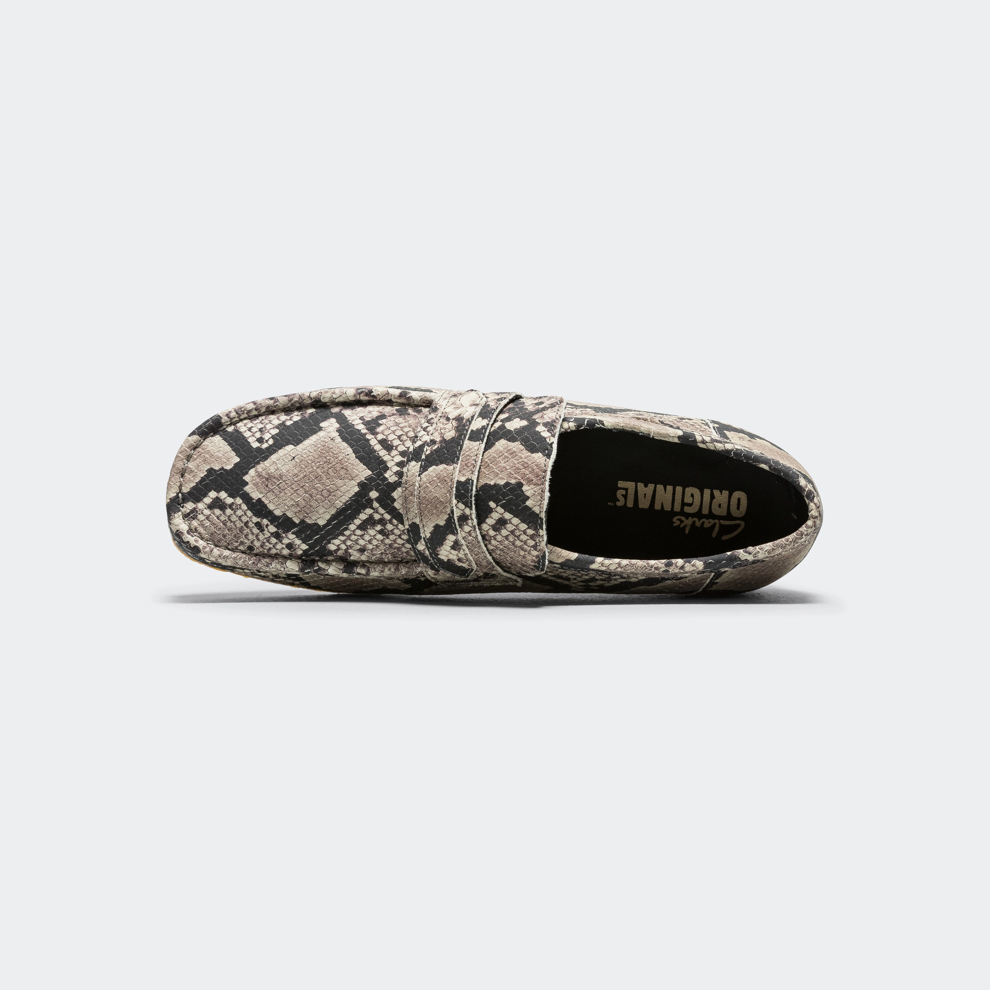 Wallabee Loafer - Grey Snake Leather Ultra-Comfort