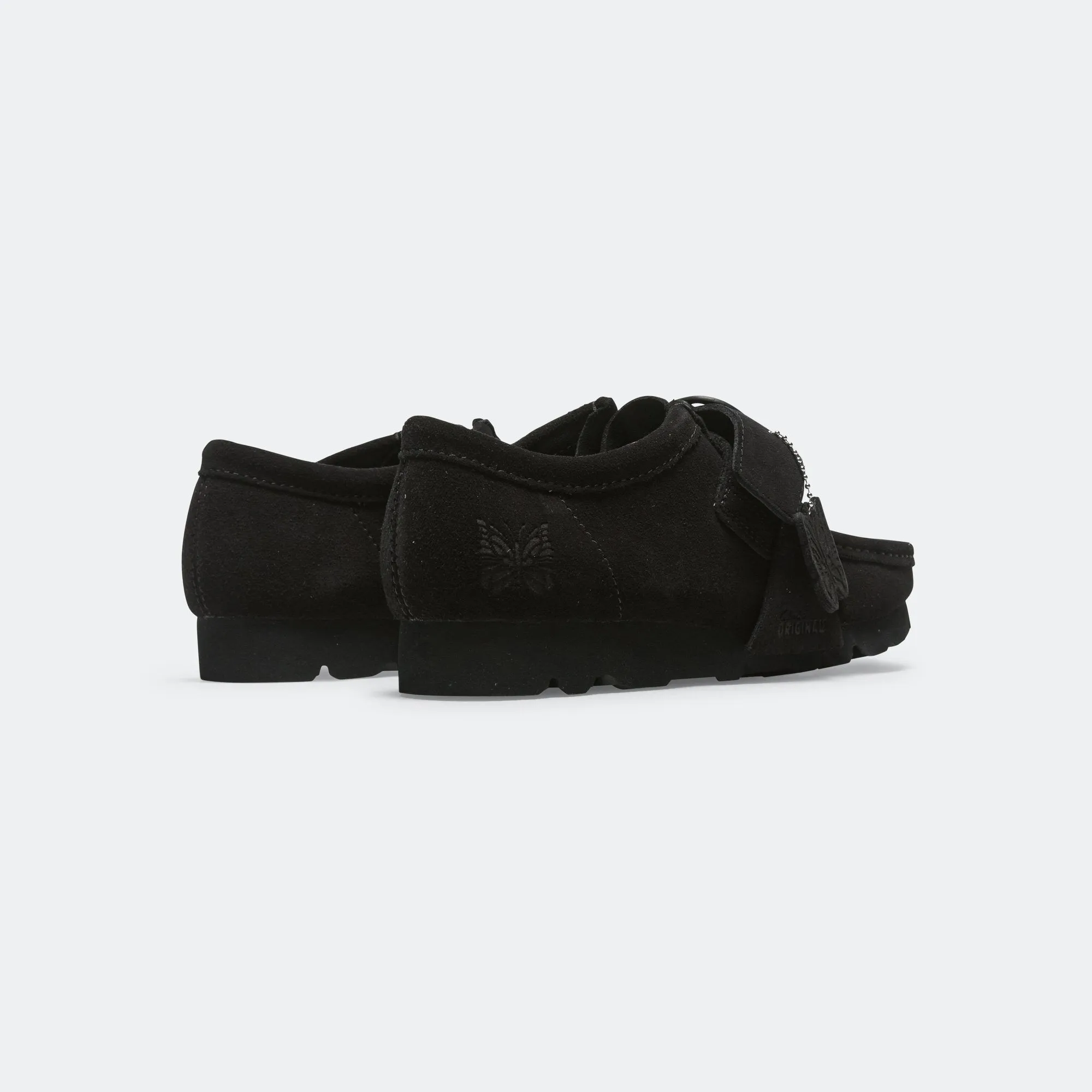 WallaStrap Low x Needles - Black Suede Optimized fit