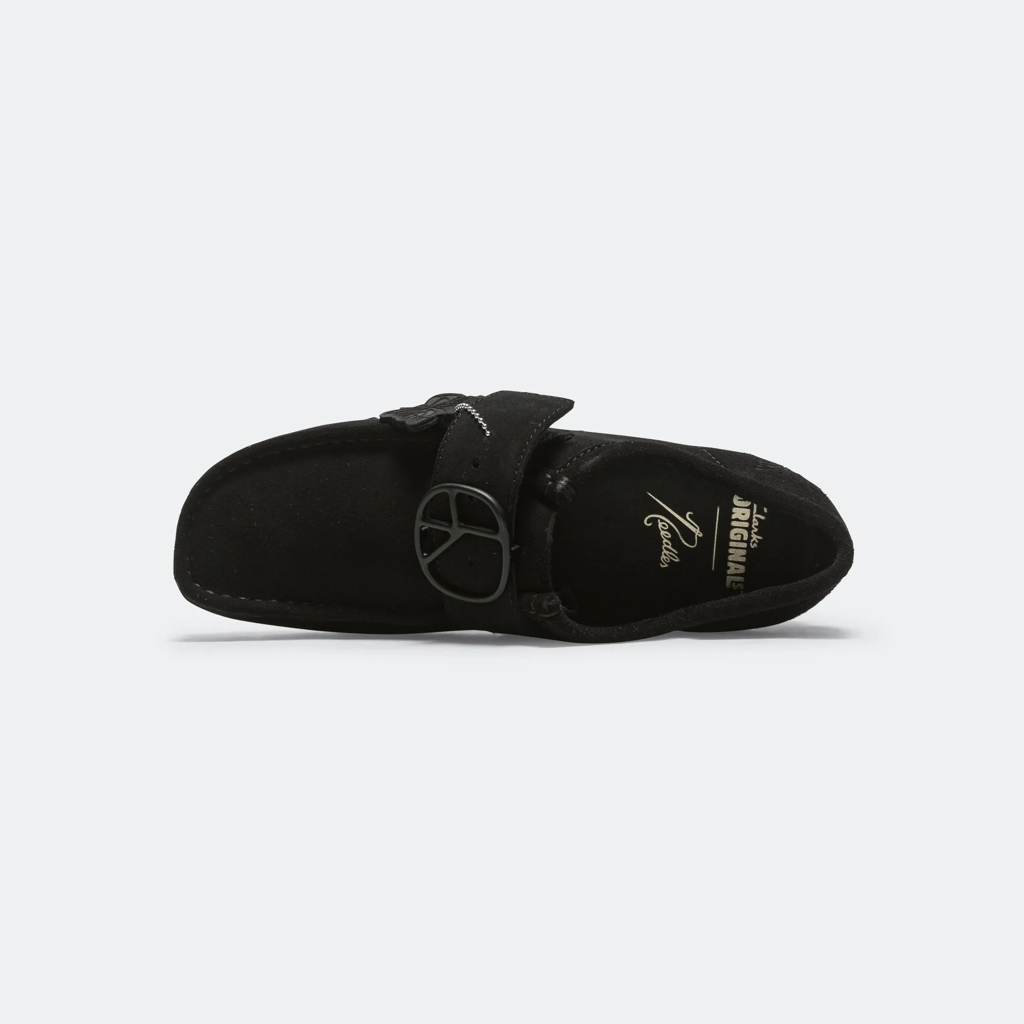 WallaStrap Low x Needles - Black Suede Optimized fit