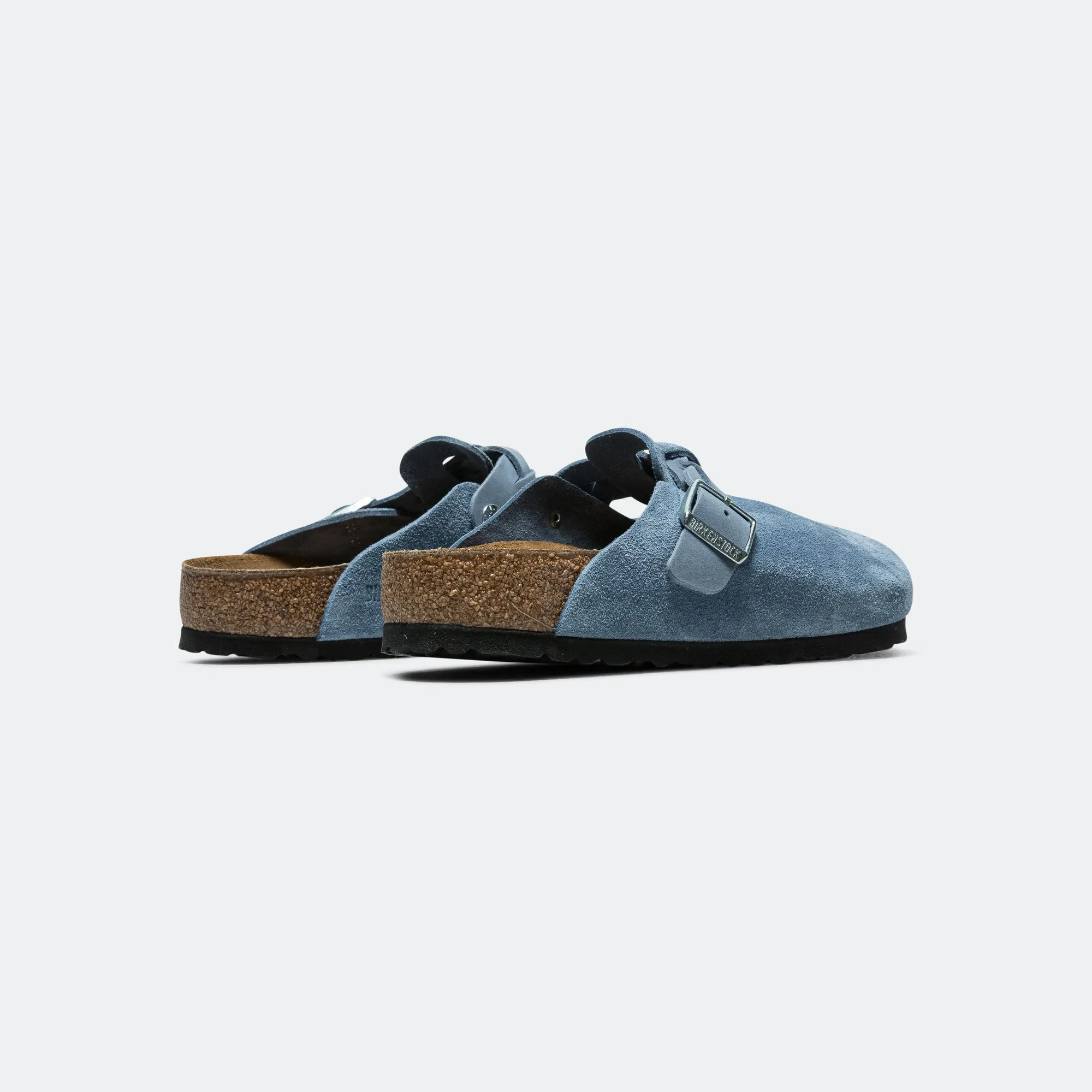 Waterproof Option Boston Braided - Elemental Blue Suede Leather