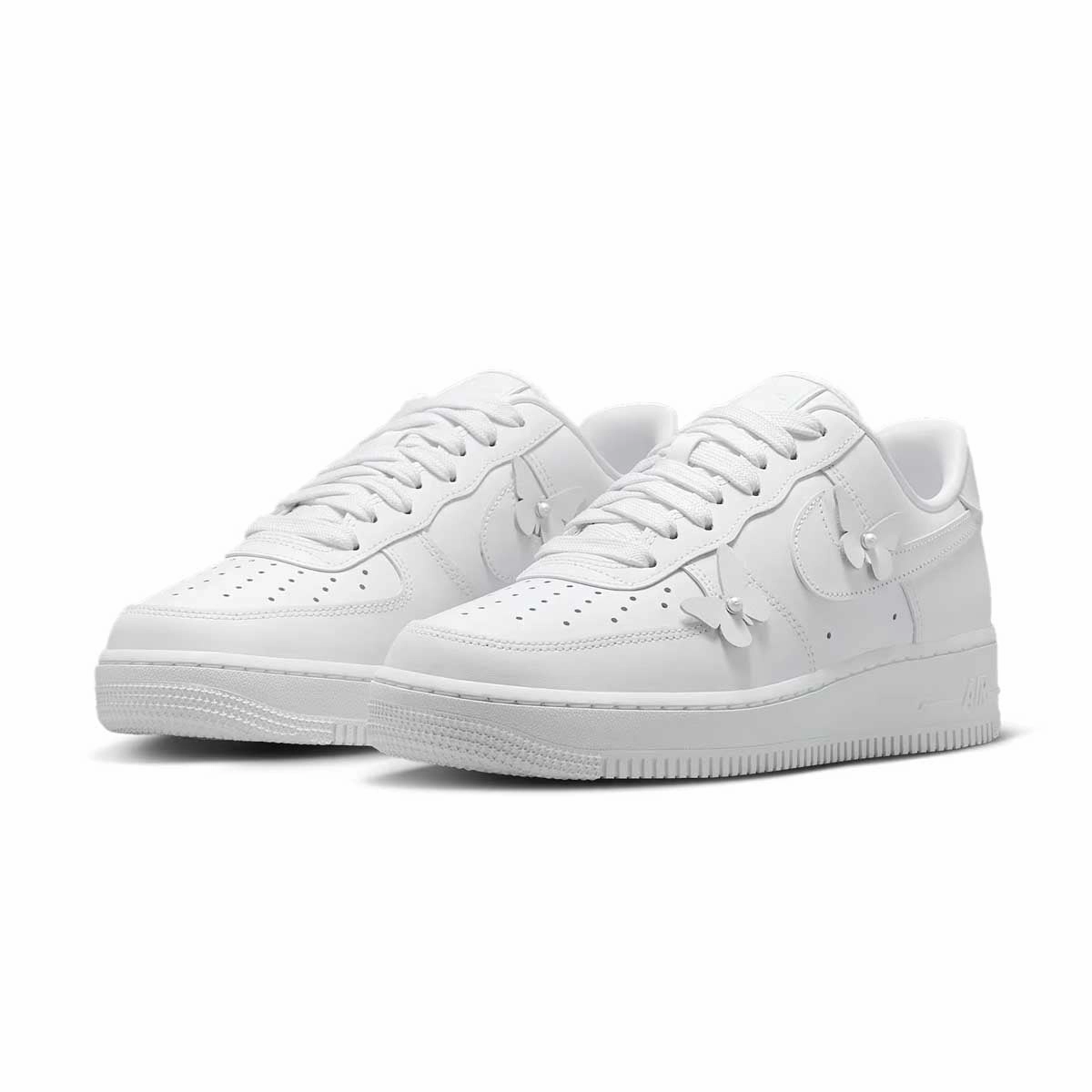 Wmns Air Force 1 Low 'White Black' Sleek upper