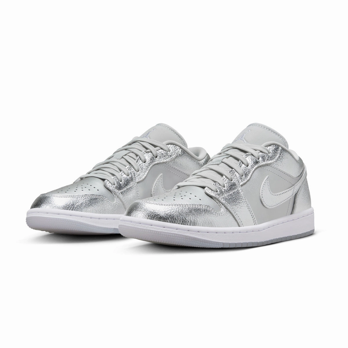 Wmns Air Jordan 1 Low SE 'Metallic Silver' Eco Friendly Choice