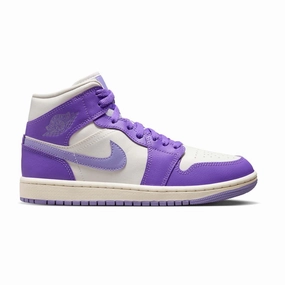 Wmns Air Jordan 1 Mid 'Action Grape' Neutral palette