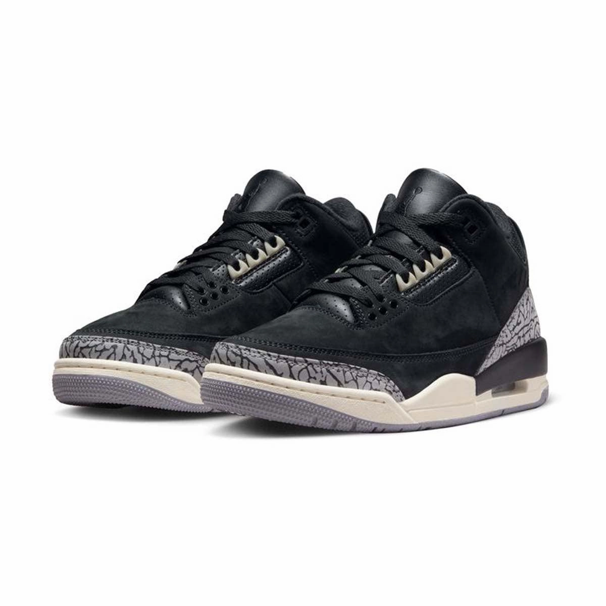 Wmns Air Jordan 3 Retro 'Off-Noir' Chic Minimalist