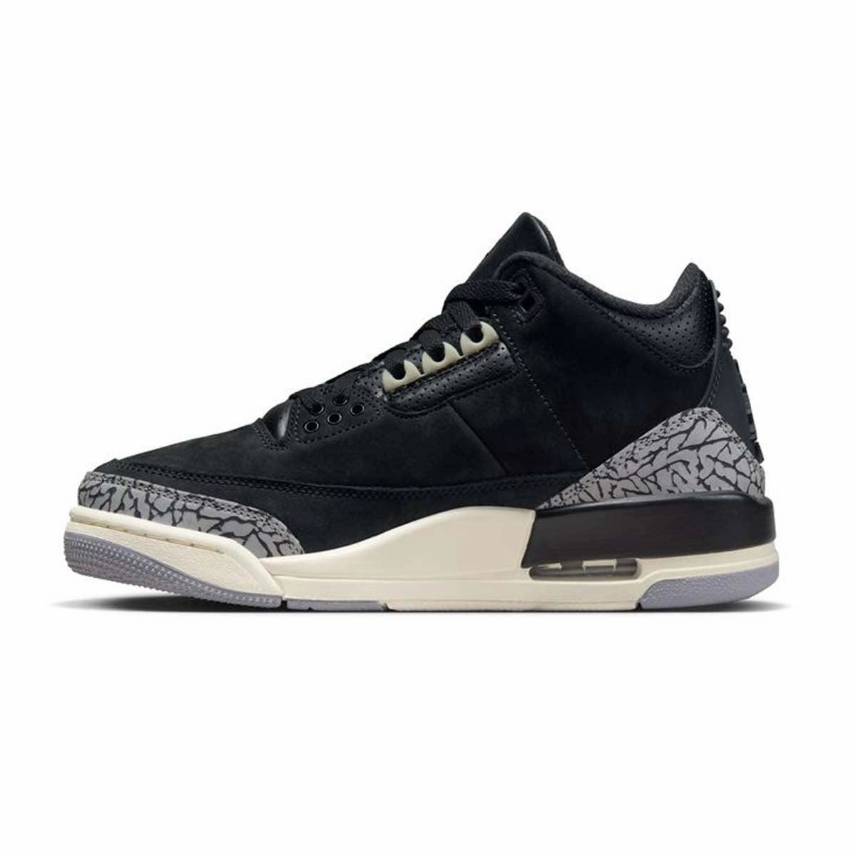 Wmns Air Jordan 3 Retro 'Off-Noir' Chic Minimalist