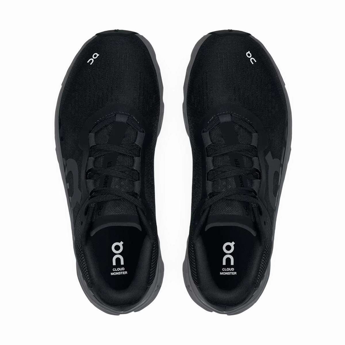 Wmns Cloudmonster 'Black Magnet' Flexible Lacing