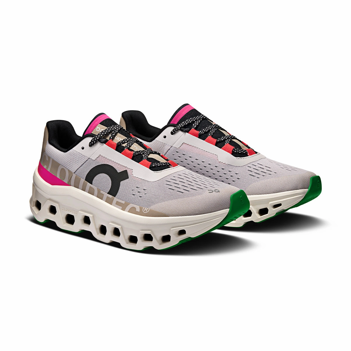 Wmns Cloudmonster 'Silver Ivory' Urban Step-On Move Layer