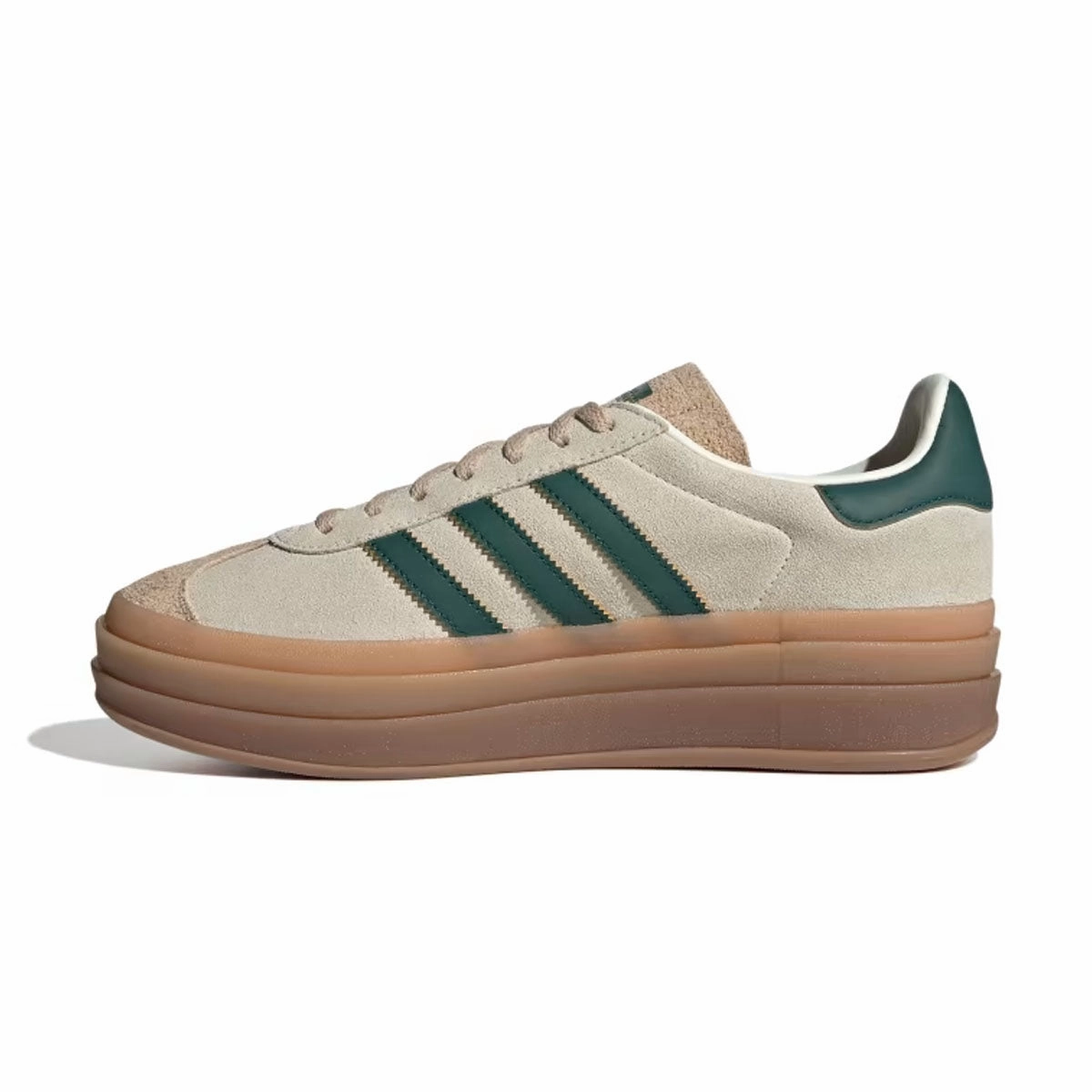 Wmns Gazelle Bold 'Cream White Collegiate Green' Stress-Free Walk