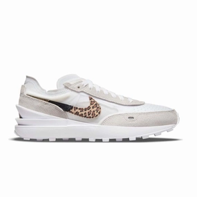Wmns Waffle One SE 'White Leopard' Neutral Footwear Travel Light