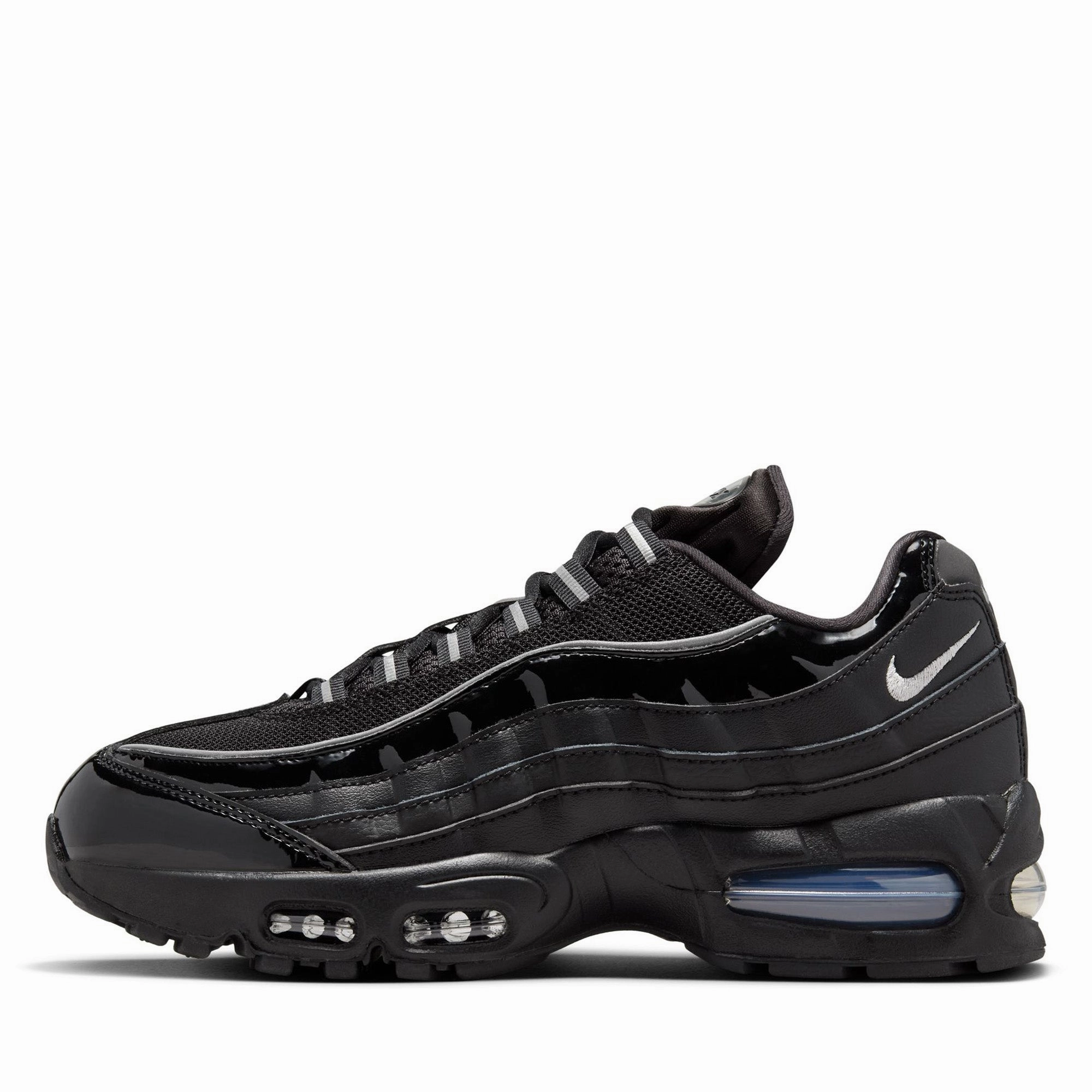 Women's Nike Air Max 95 - Black/Metallic Silver