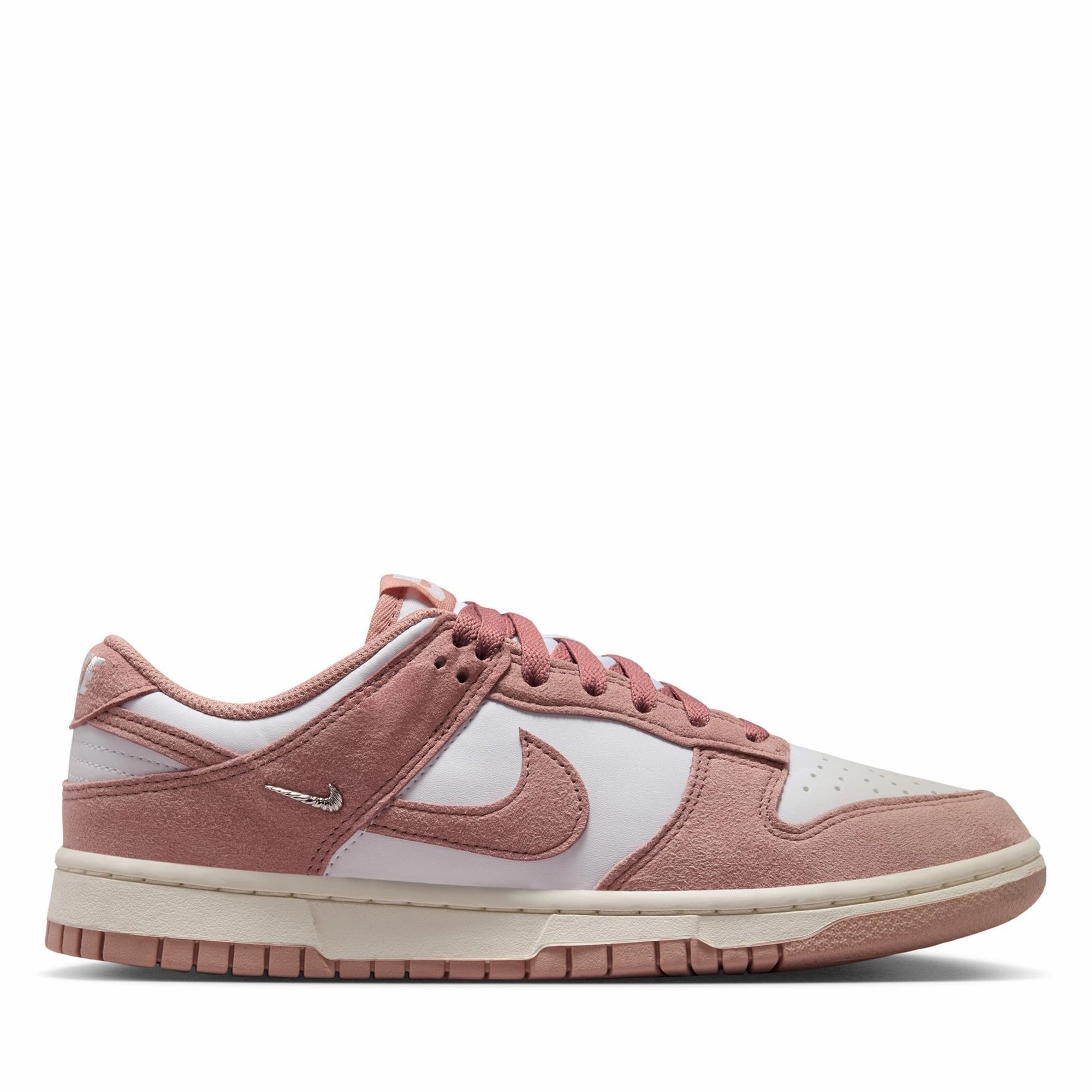 Women's Nike Dunk Low - White/Particle Pink