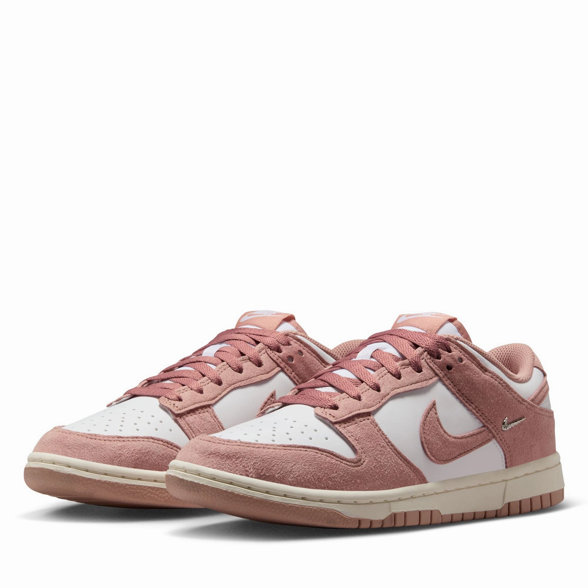 Women's Nike Dunk Low - White/Particle Pink
