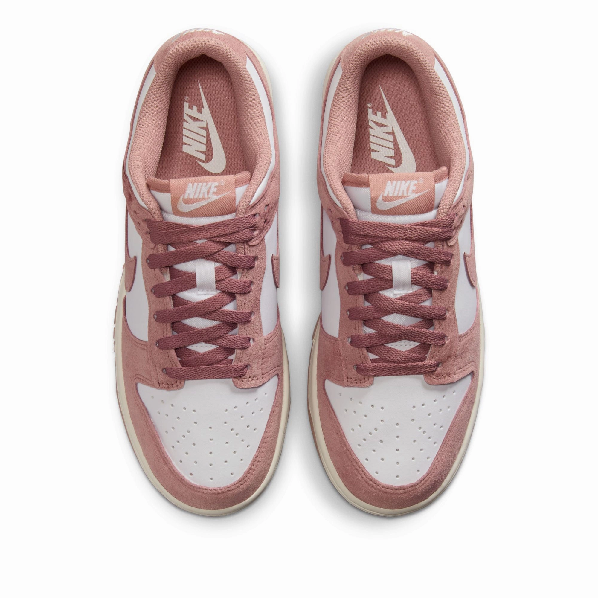 Women's Nike Dunk Low - White/Particle Pink