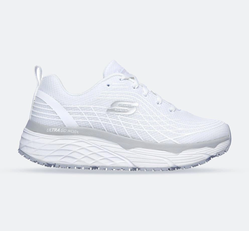 Women's Wide Fit Skechers 108016EC Max Cushioning Elite Sr Sneakers Adaptive Fit