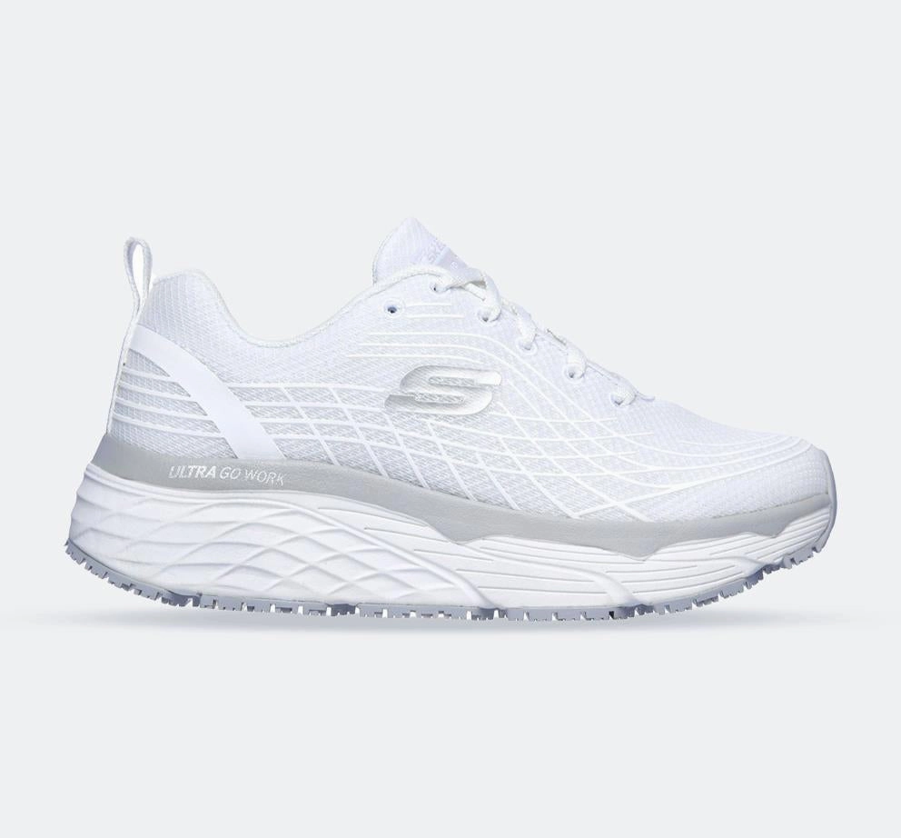 Women's Wide Fit Skechers 108016EC Max Cushioning Elite Sr Sneakers Adaptive Fit