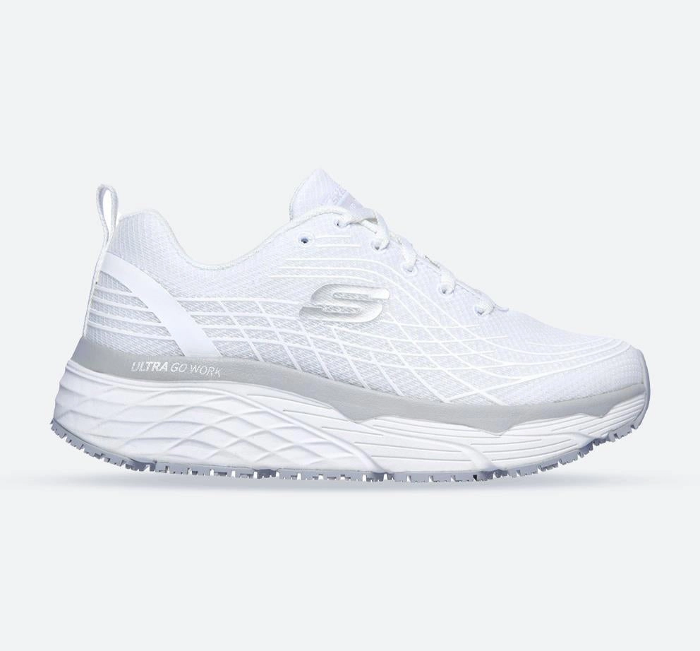 Women's Wide Fit Skechers 108016EC Max Cushioning Elite Sr Sneakers Adaptive Fit