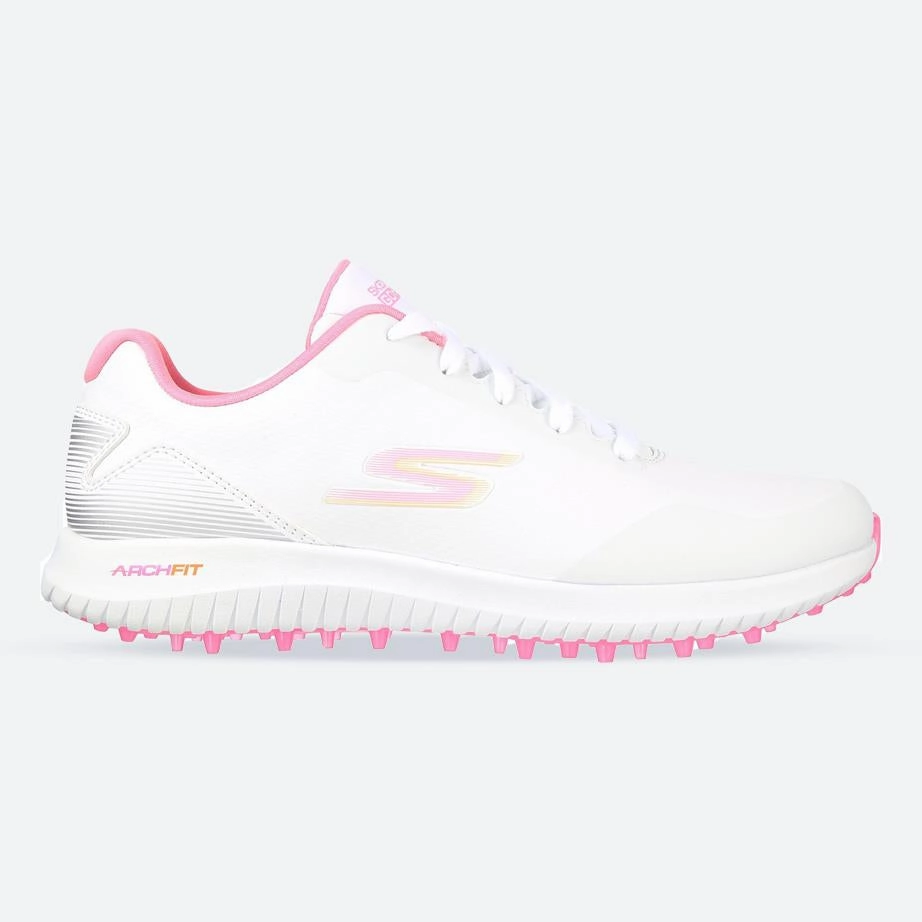 Women's Wide Fit Skechers 123030 Go Golf Max 2 Sneakers Air Flow Panels