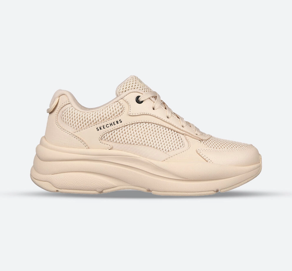 Women's Wide Fit Skechers 177402 Street Twisterz Lighten Up Sneakers Tailored Design