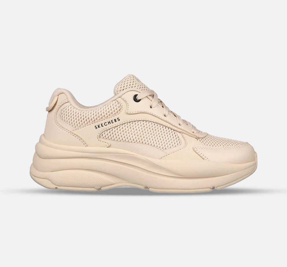 Women's Wide Fit Skechers 177402 Street Twisterz Lighten Up Sneakers Tailored Design