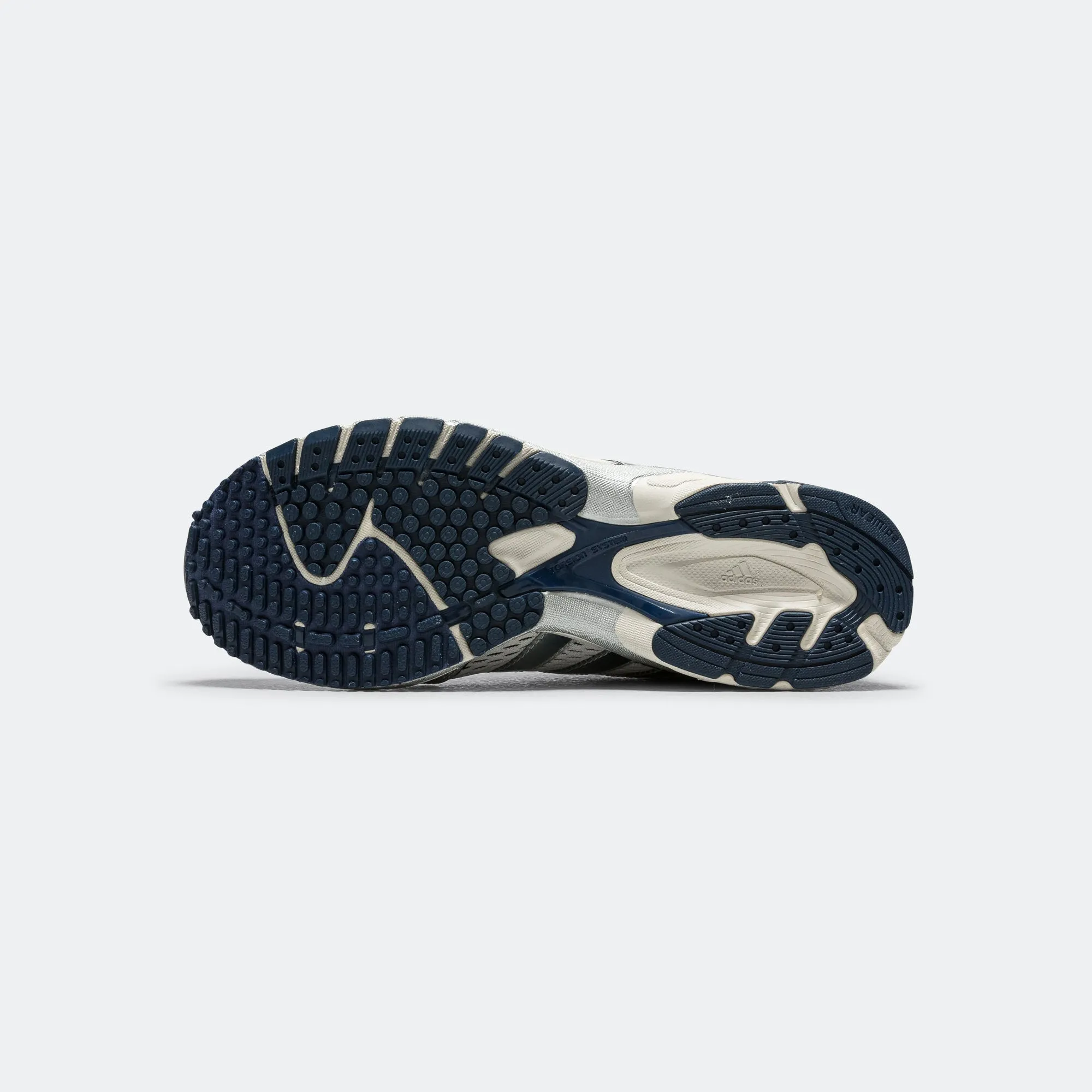 Womens Adizero Adios x Sporty & Rich - Footwear White/Collegiate Navy-Cloud White Total Step