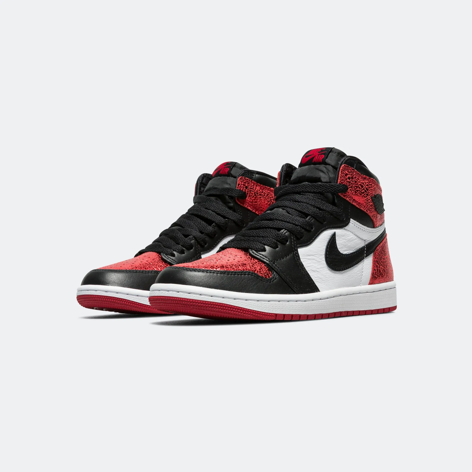 Womens Air Jordan 1 Retro High OG - Varsity Red/Black-White Bold flair