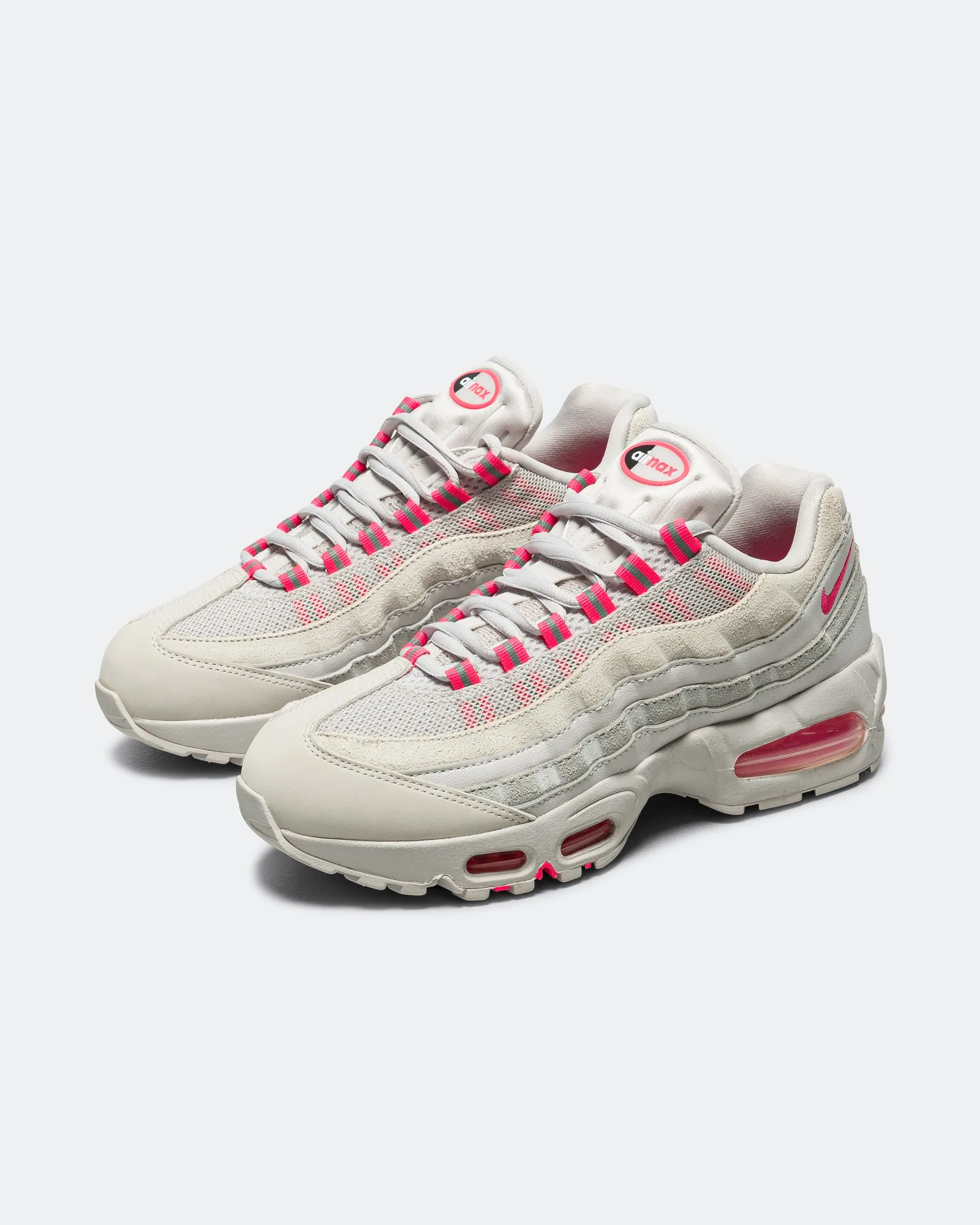 Womens Air Max 95 Big Bubble - Vast Grey/Hyper Pink-Pure Platinum Smart Step