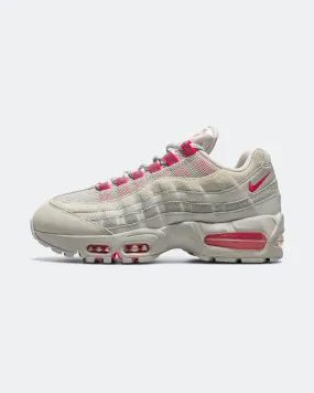 Walk Smooth Womens Air Max 95 Big Bubble - Vast Grey/Hyper Pink-Pure Platinum