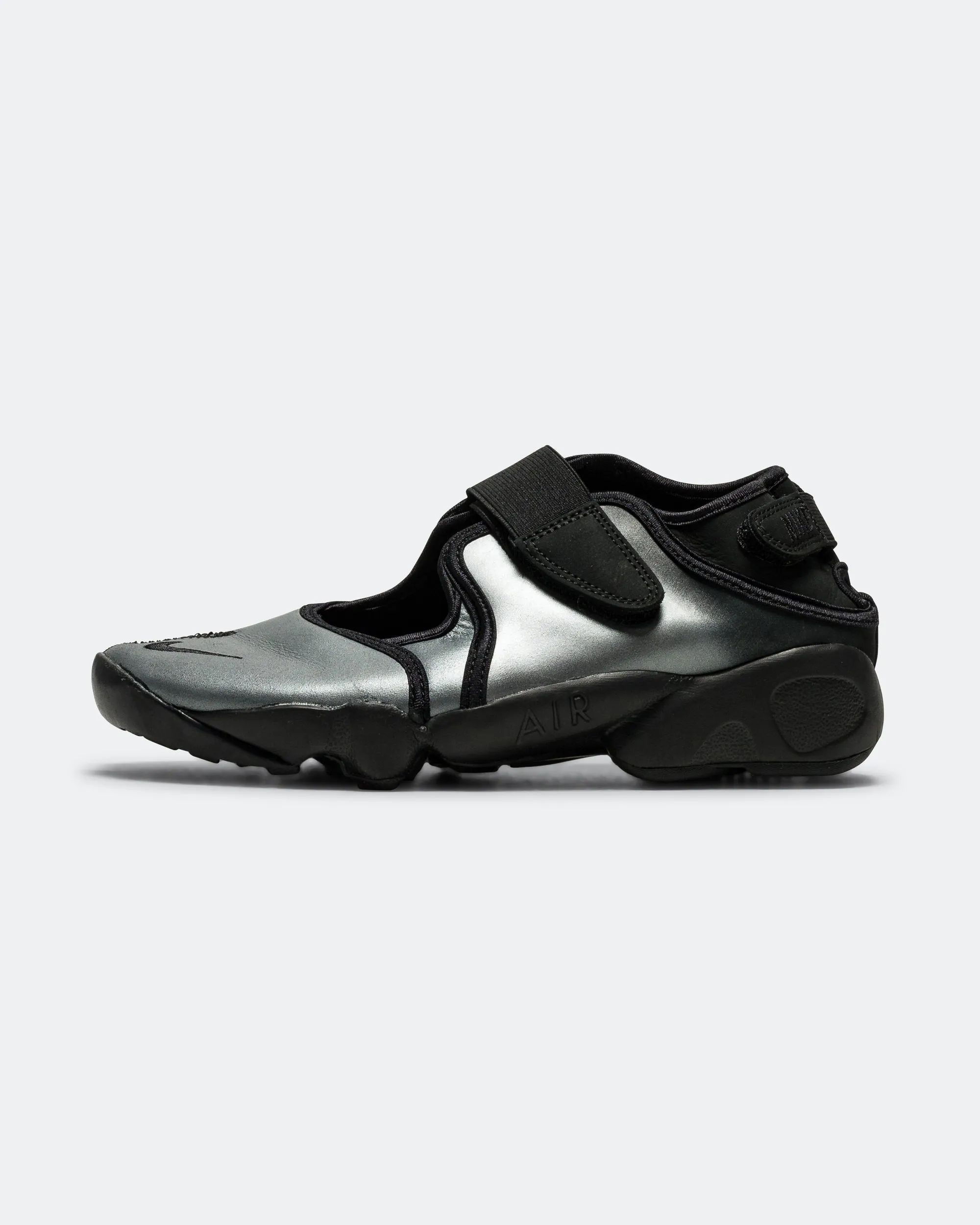 Walk Flex Womens Air Rift - Metallic Silver/Black