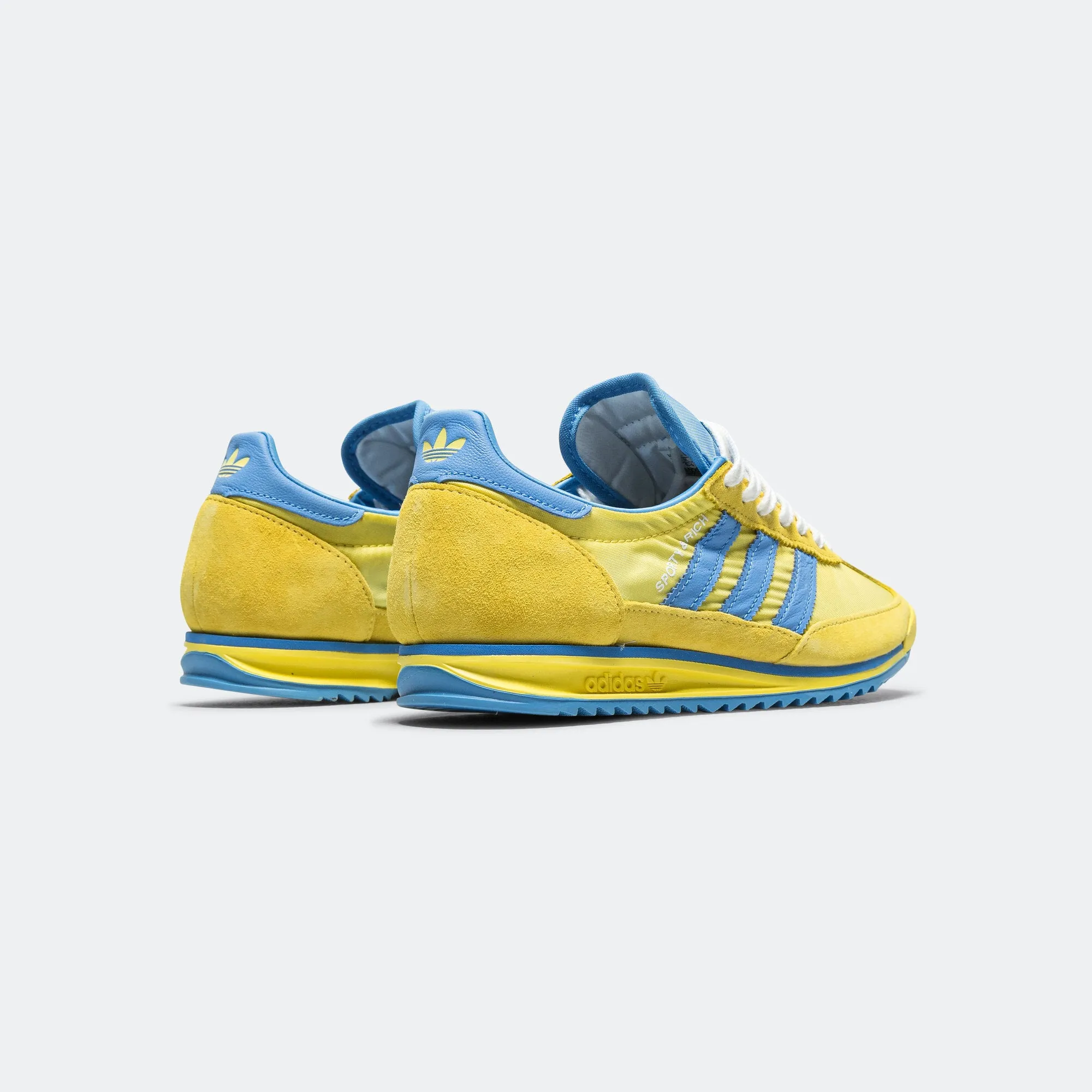 Womens SL72 x Sporty & Rich - Light Yellow/Real Blue-Footwear White Soft Glide