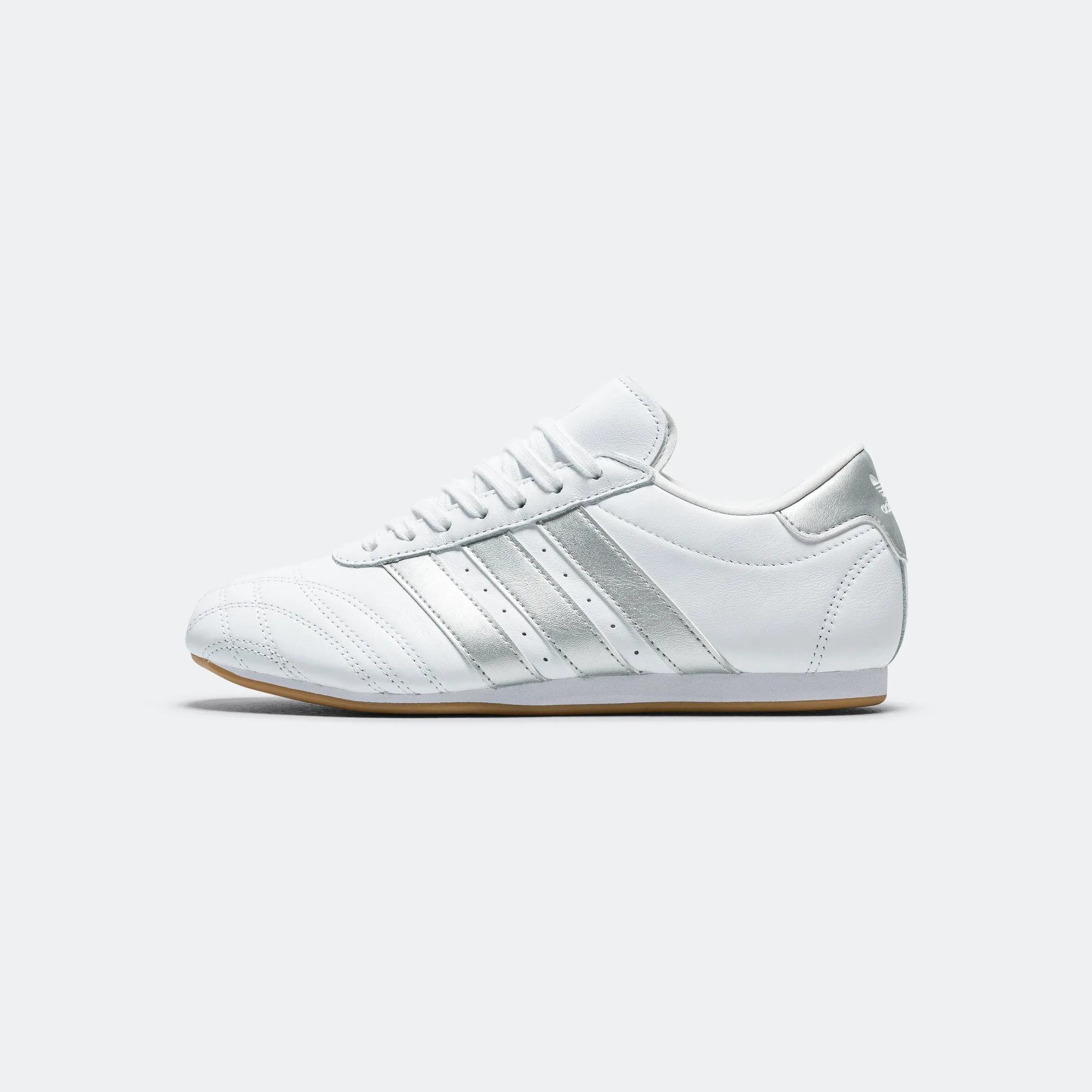 Sleek cushioning Travel Ready Womens Taekwondo Lace - Footwear White/Silver Metalic-Gum