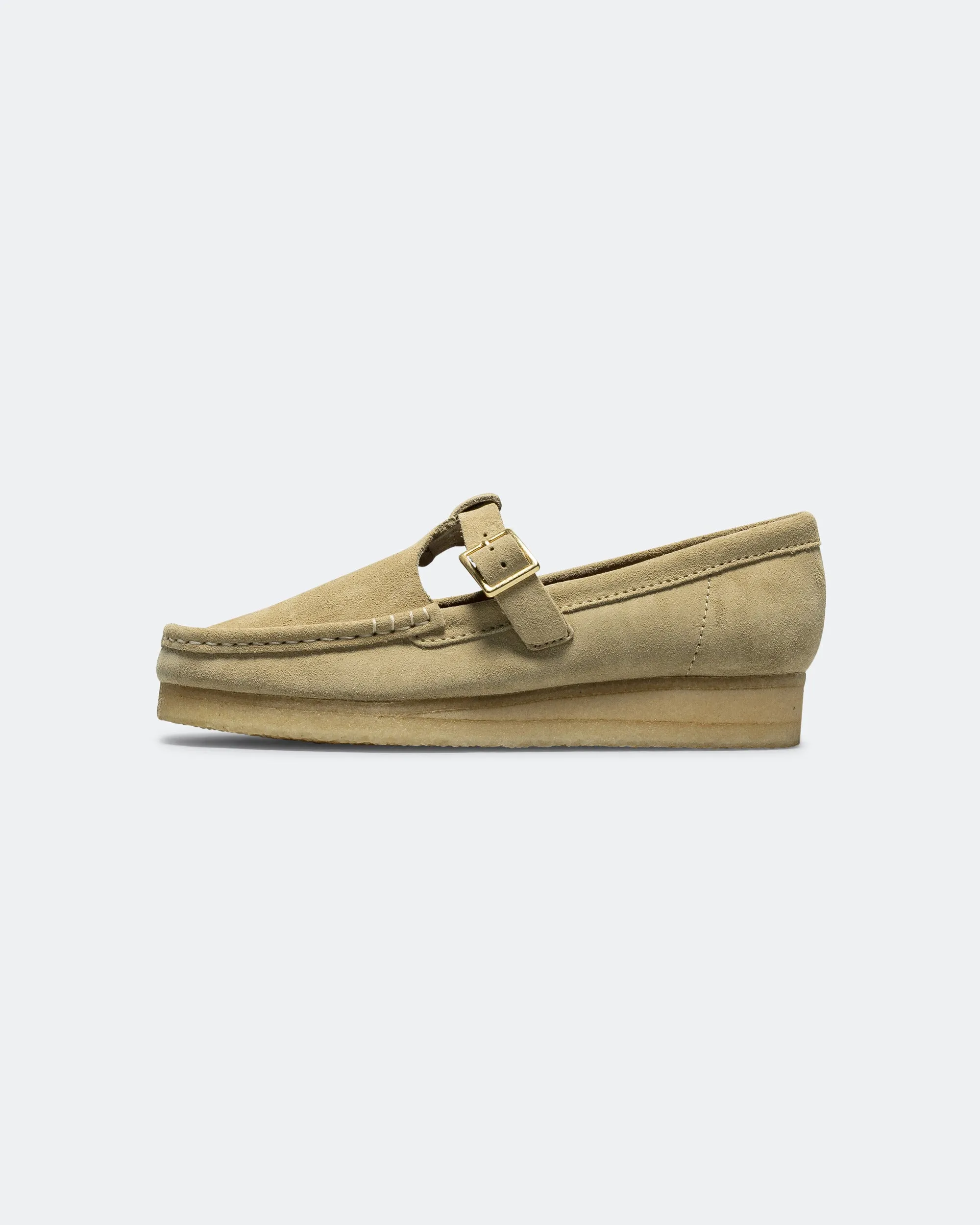 Womens Wallabee T Bar - Maple Suede Quick Access Dynamic chic
