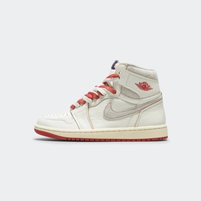 Urban Pace Layered Comfort Womens Air Jordan 1 High OG - Sail/Cinnabar-Light Bone