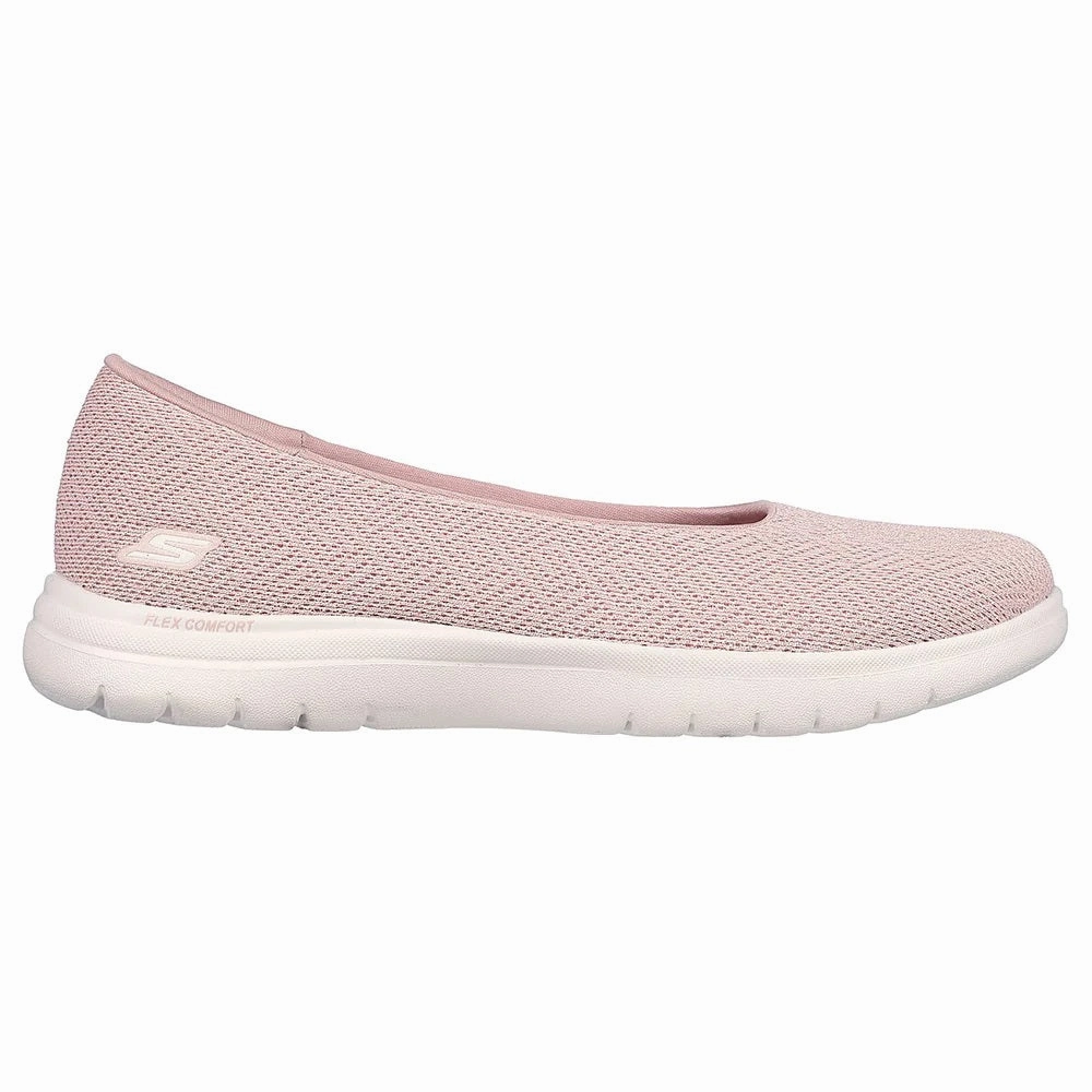 Womens Wide Fit Skechers 136530 Relaxed Fit Shoes Neutral Style